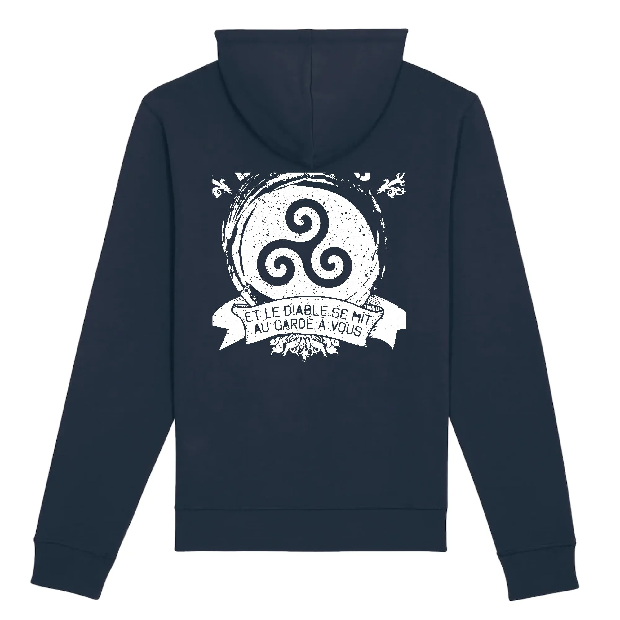 8e Jour - Diable et les Bretons - Sweatshirt à capuche coton bio - imprimé fr