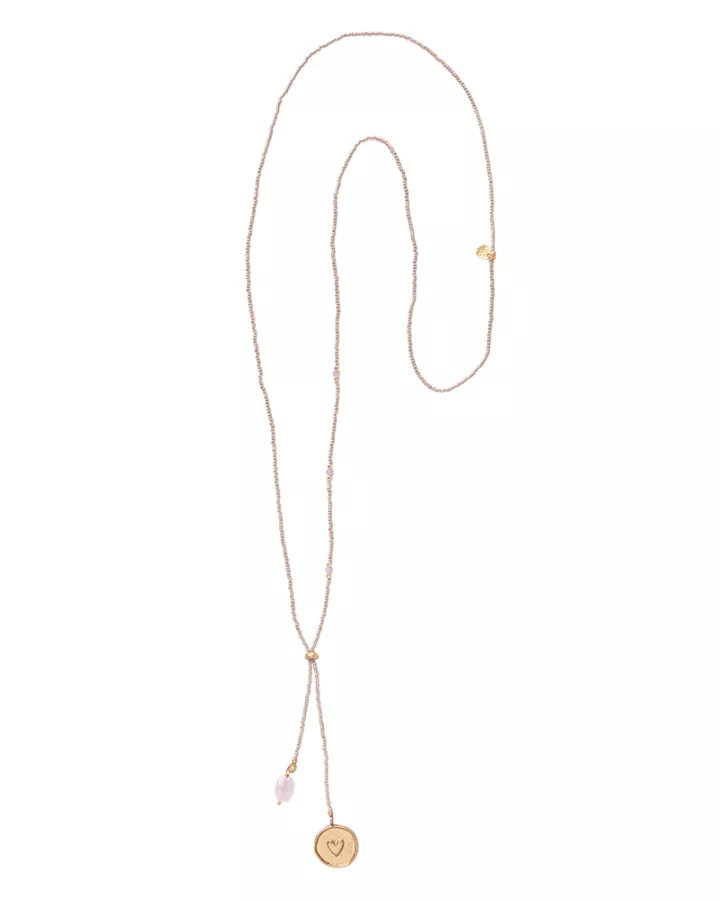 A Beautiful Story - Collier Purpose Quartz rose Gold