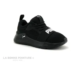 Achat chaussures Puma Bébé Basket, vente Puma WIRED RUN AC inf - Basket noire BEBE