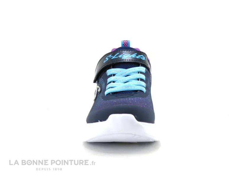 Achat chaussures Skechers Enfant Basket, vente Skechers 303700l - Flicker Flash - Navy Multi - Basket fille