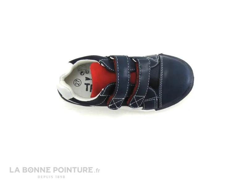 Achat chaussures Ta Tribu Bébé Chaussure, vente Ta Tribu VESTI navy - Basket velcro GARCON
