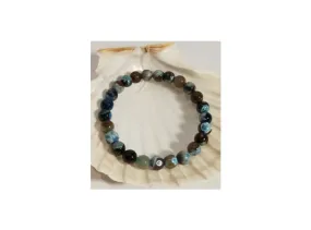 Agate bleu océan