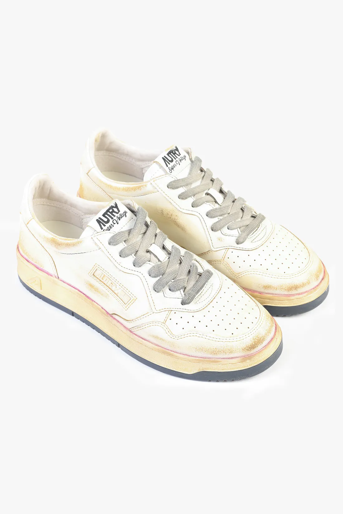 Autry Super vintage low Beige/ white - GRADUATE STORE