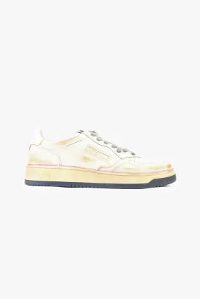 Autry Super vintage low Beige/ white - GRADUATE STORE
