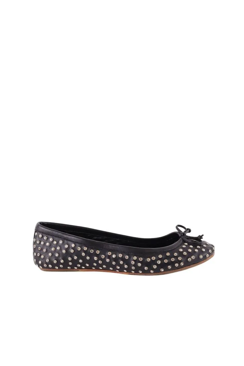 Ballerines en cuir