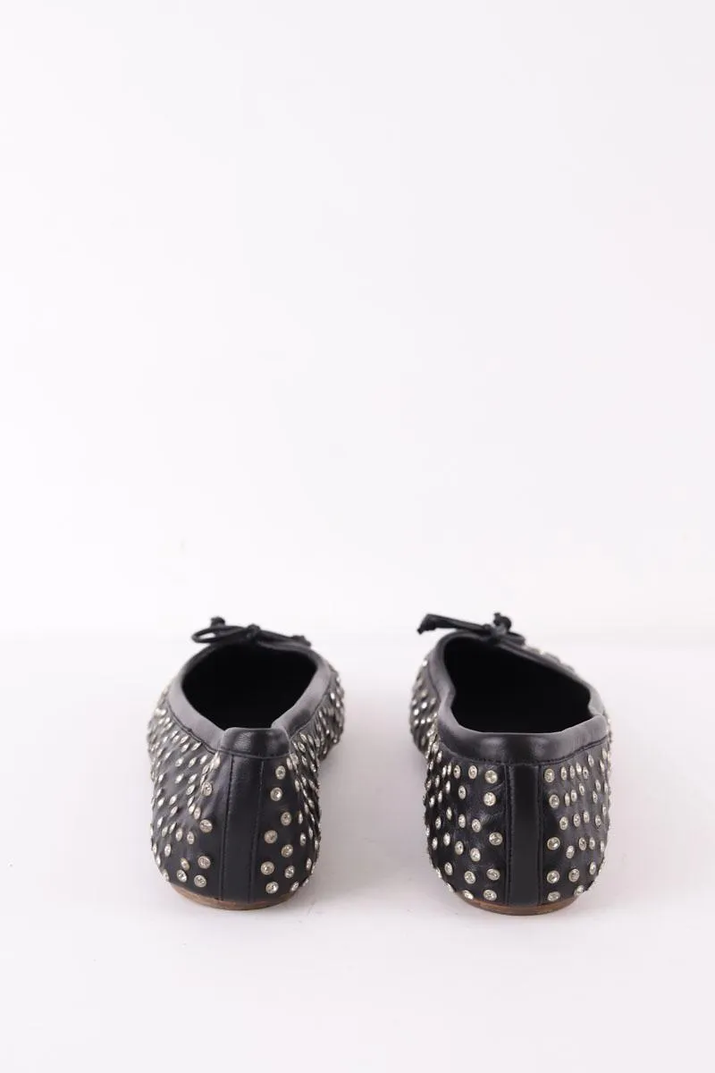 Ballerines en cuir