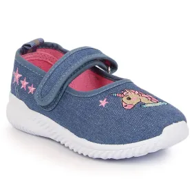 Ballerines licorne Atletico fille bleu