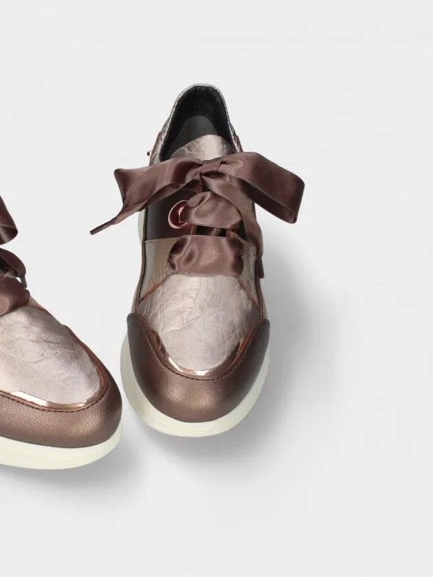 Basket Taupe avec Cale Aurea 37