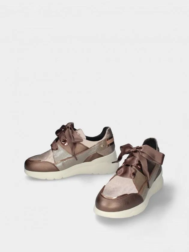 Basket Taupe avec Cale Aurea 37