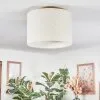 Bassagoda Plafonnier beige, Blanc, 1 lumière