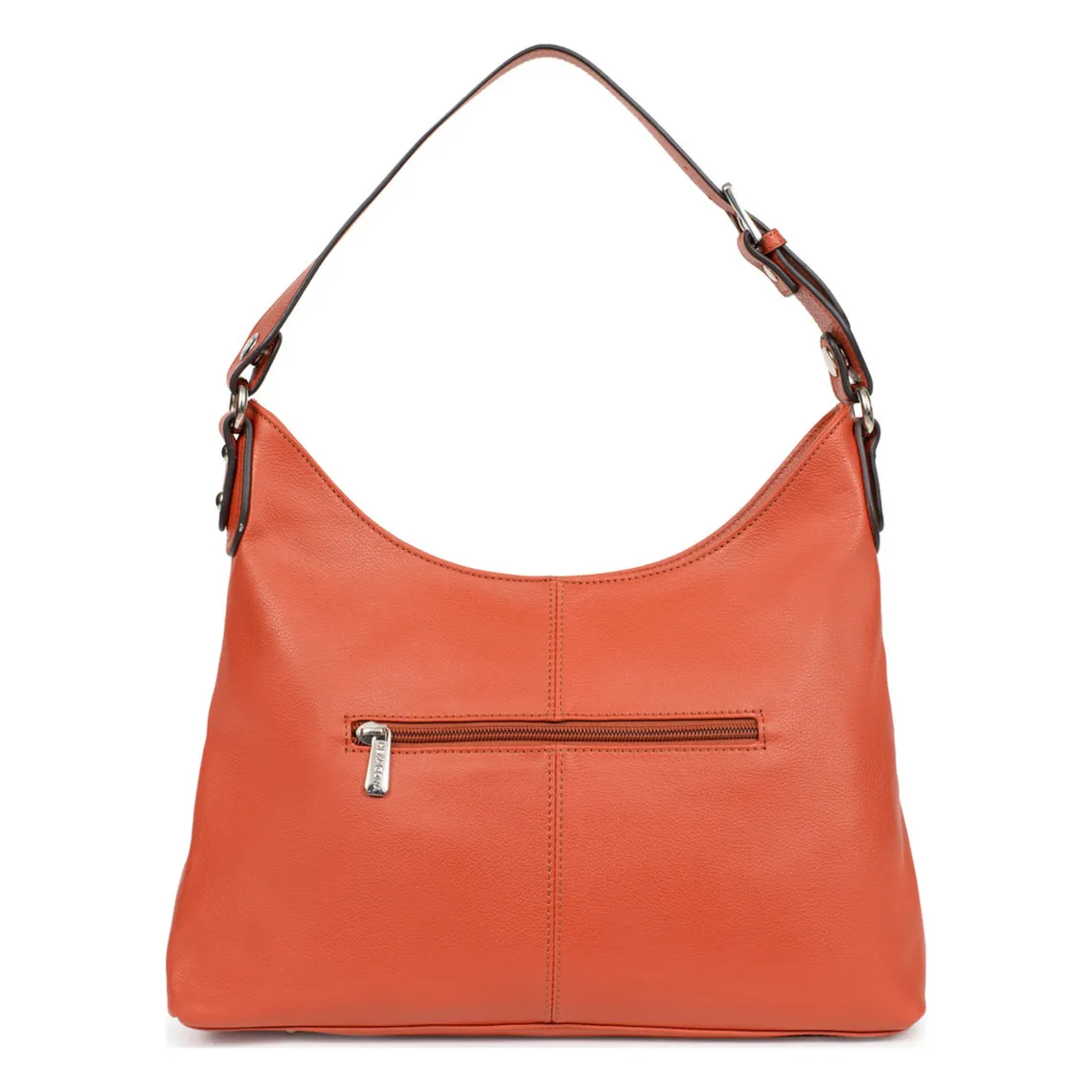 Besace Cuir CONFORT Orange Faye | 3 Suisses