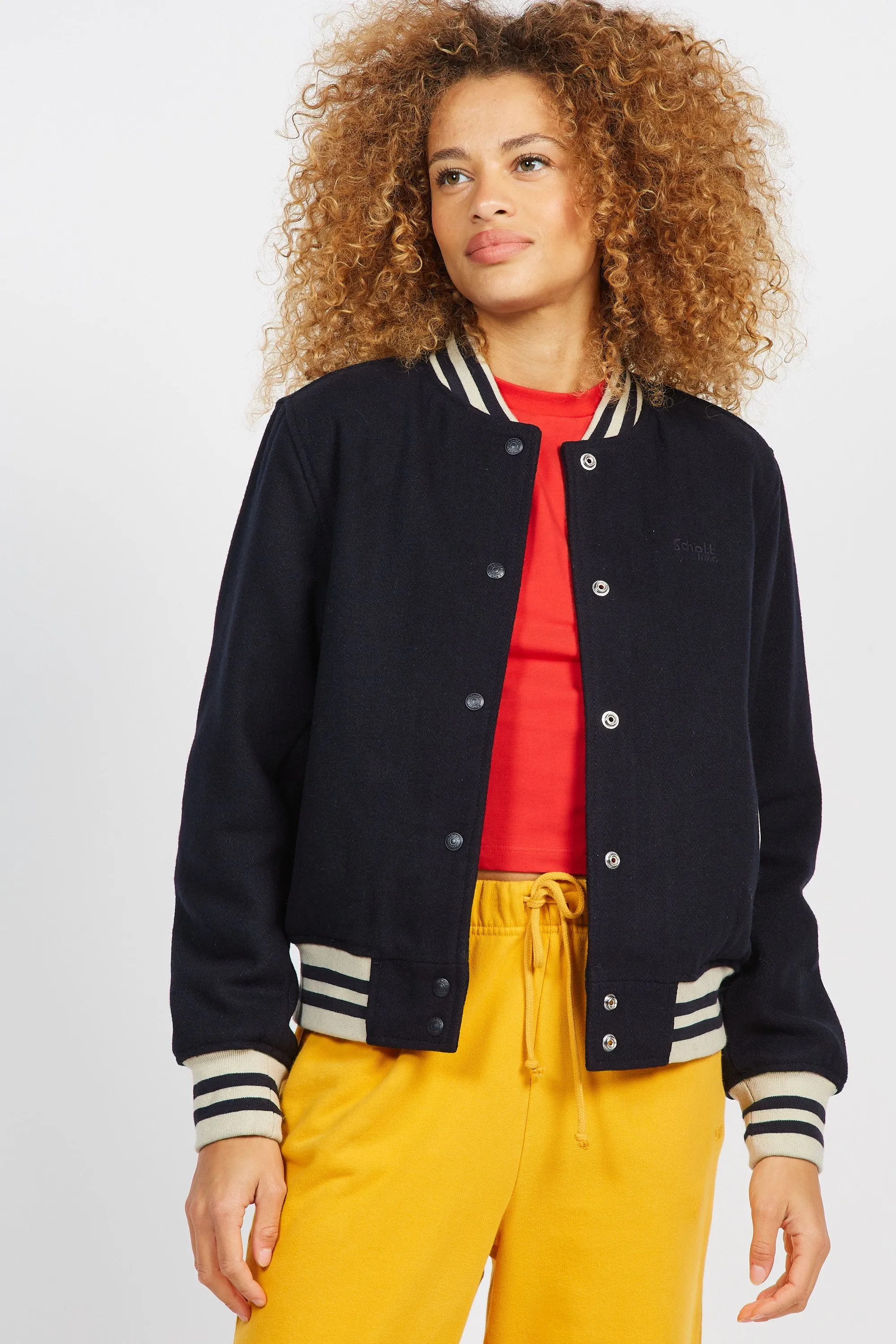 Blouson Bleu Schott - Femme | Citadium