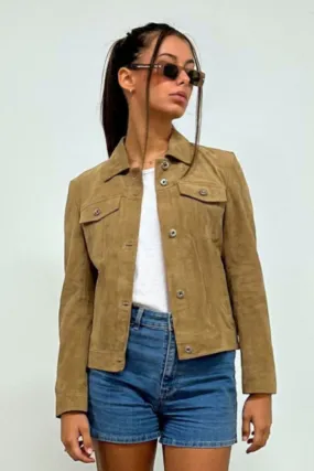 blouson jeanner en daim