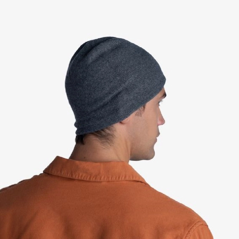 Bonnet Buff Knitted Lekey Grey
