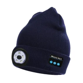 Bonnet Connecté LED Pour Course Nocturne et Pêche - Bluetooth 5.0 USB