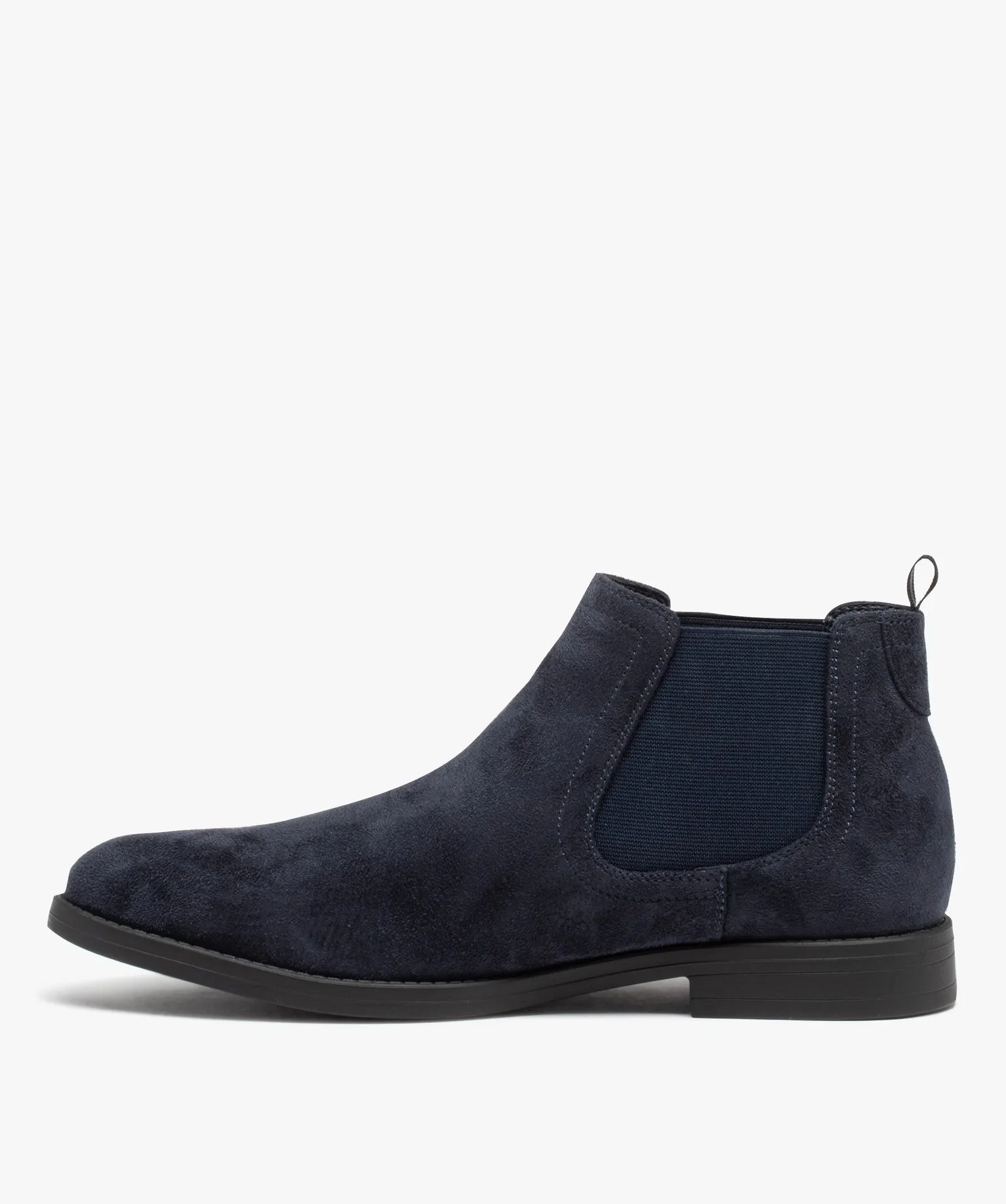 boots chelsea en suedine elegantes homme bleu chine