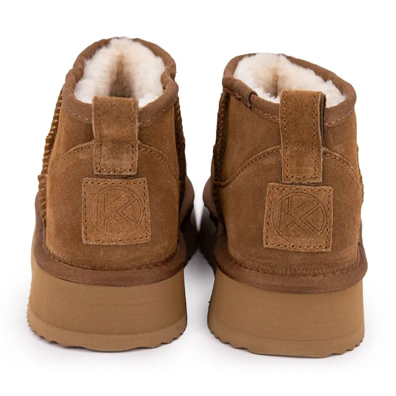 Boots ultra mini fourrés plateforme épaisse Femme KELARA à prix 