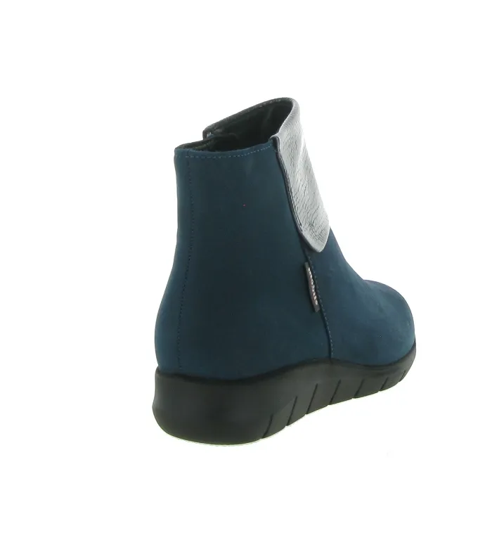 bottines et boots - Casual - femme - Cuir - Noir - Mephisto