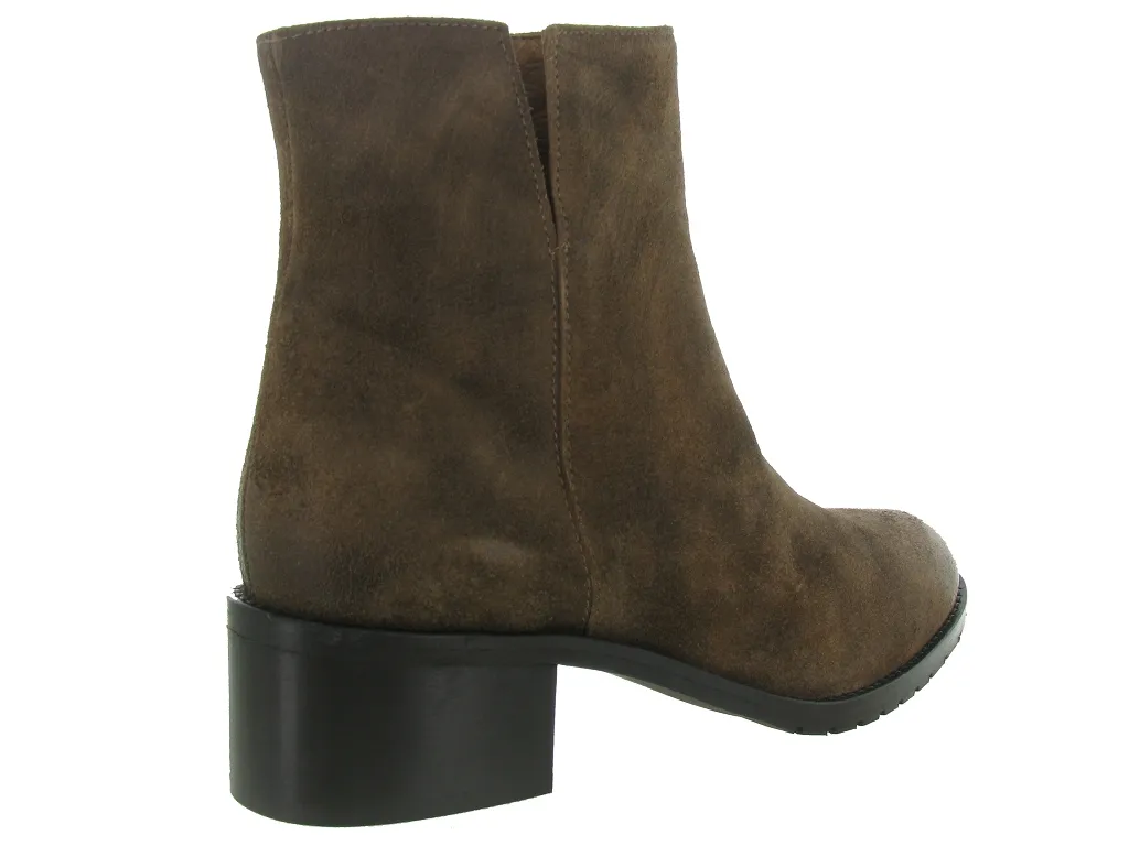 bottines et boots - Casual - femme - Nubuck - Taupe - Armando