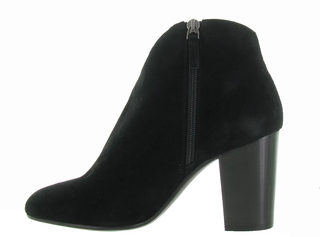 bottines et boots - Classique & Chic - femme - Cuir - Noir - Julie dee