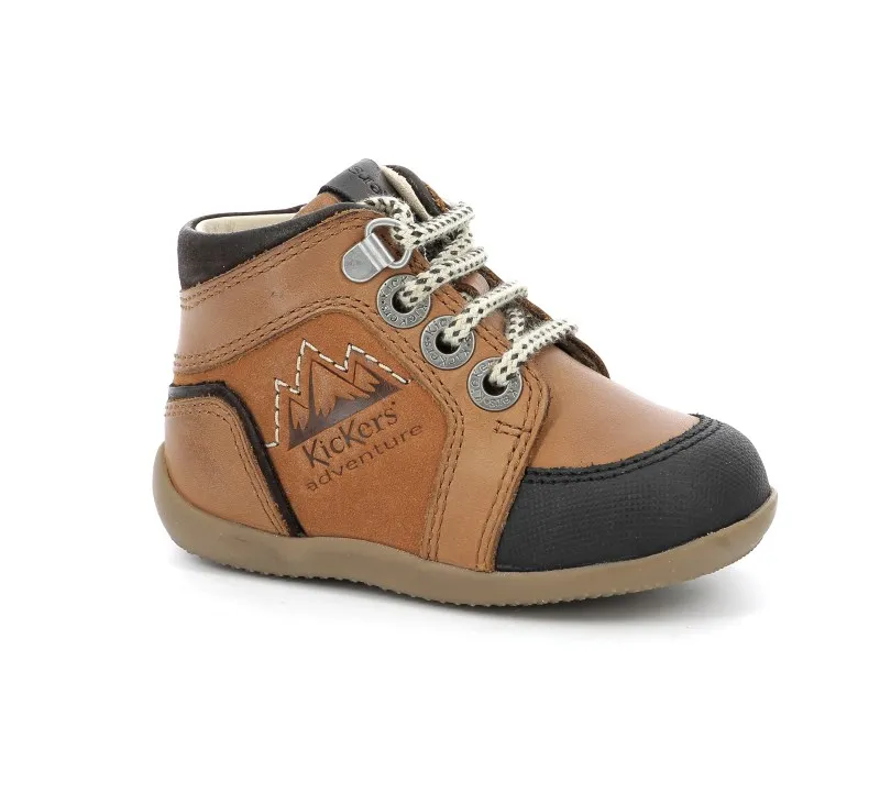 Bottines  Kickers BINS MOUNTAIN Camel 