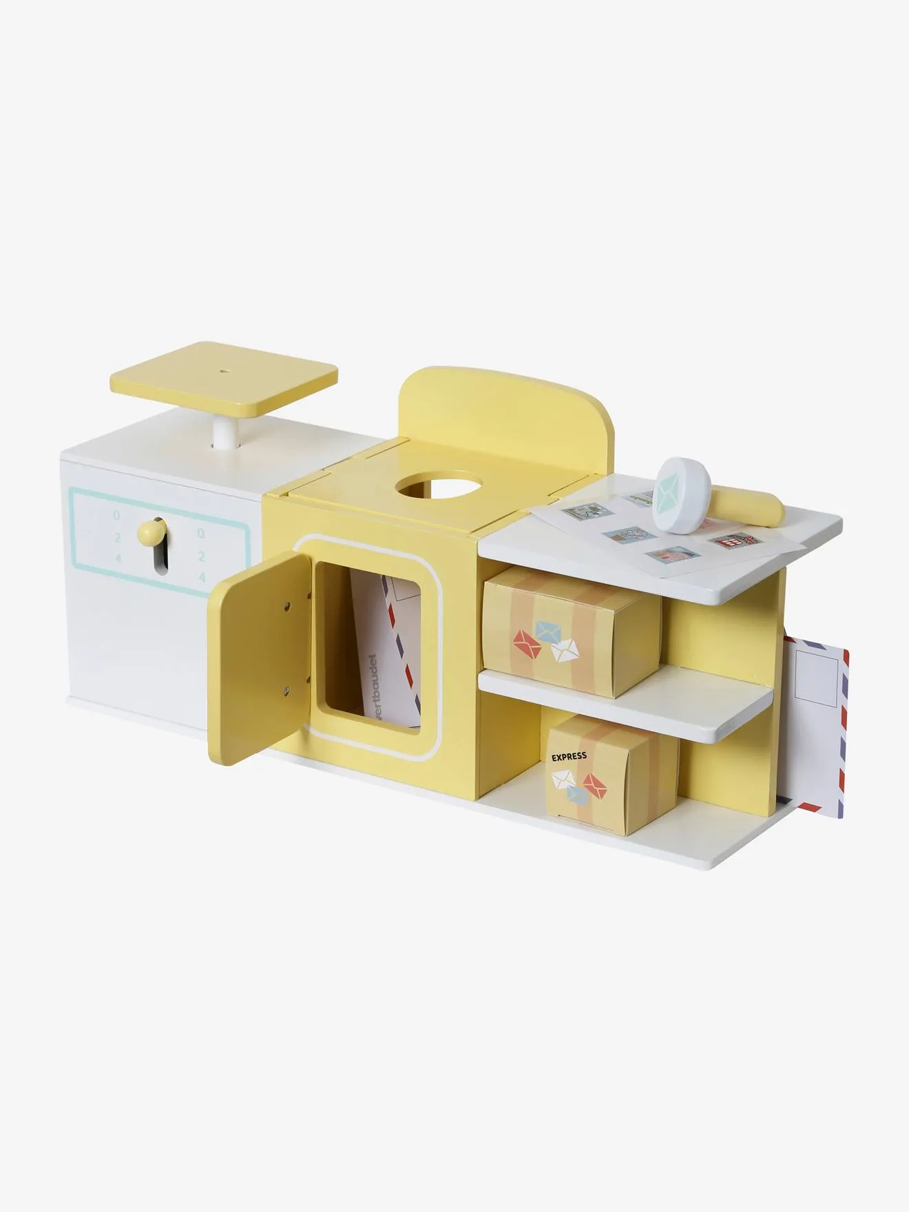 Bureau de poste en bois FSC® blanc - Vertbaudet