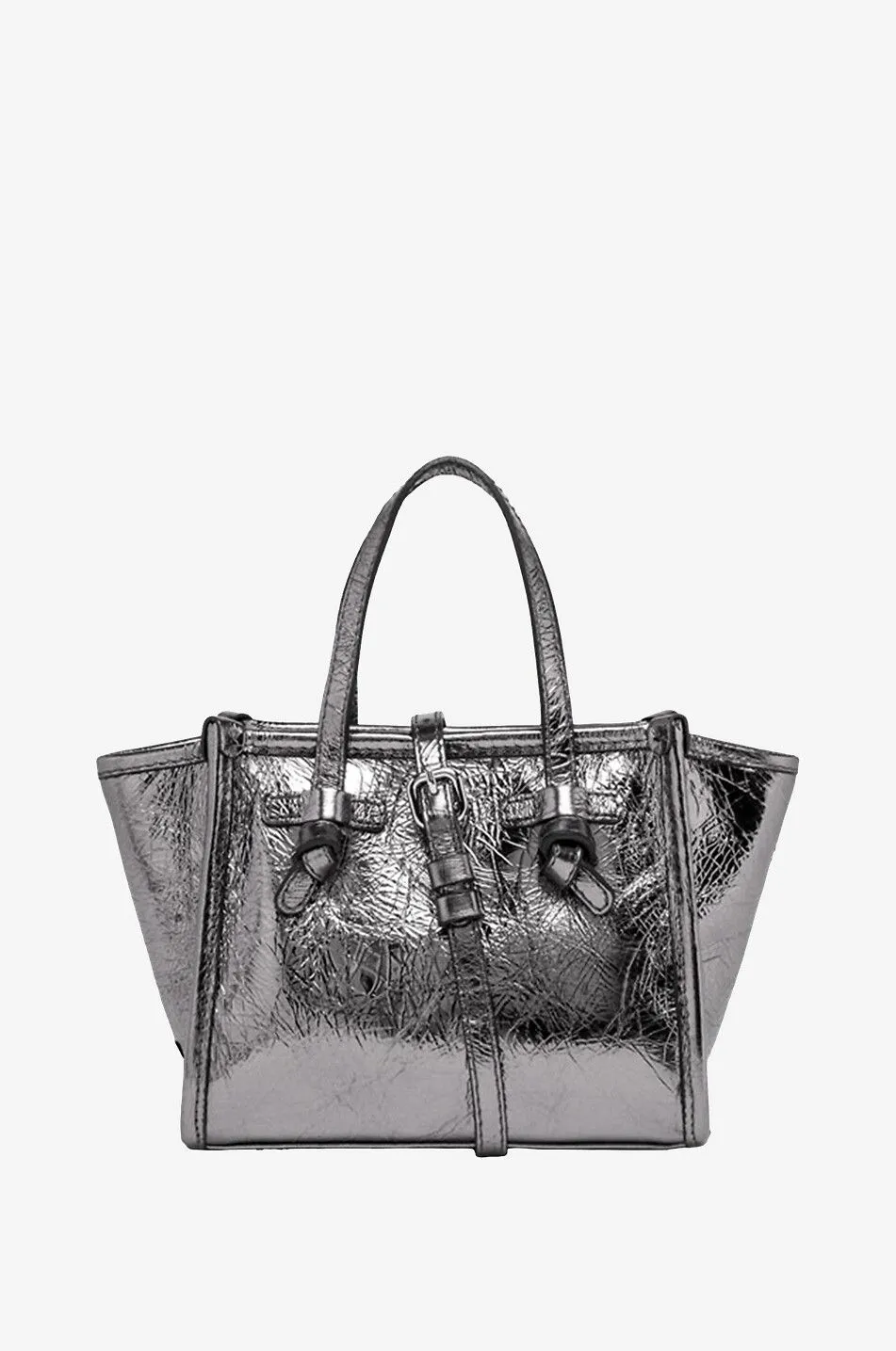 Cabas en cuir méltallisé Marcella