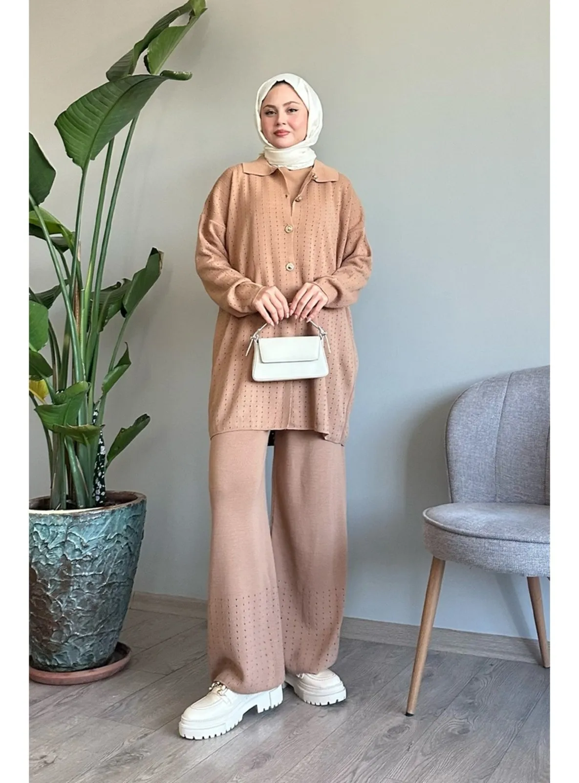 Camel - Knit Suits