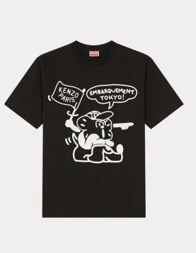 Camiseta Kenzo Boke Boy Travels Negra Hombre