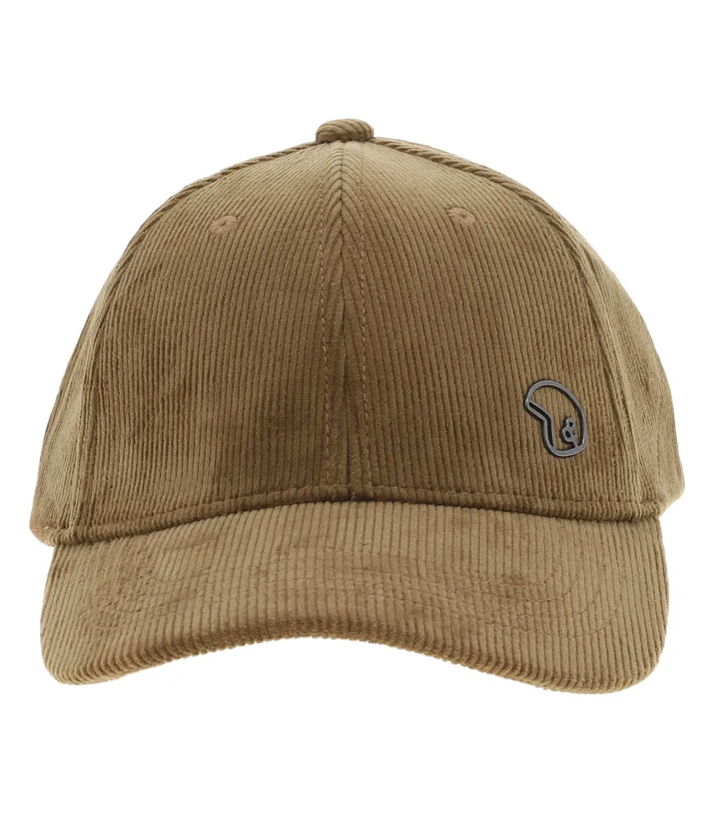 Casquette Benson & Cherry camel côtelé