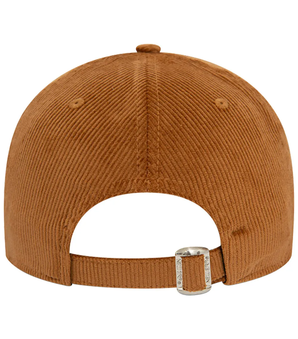 Casquette New Era 9Forty® en coton camel côtelé