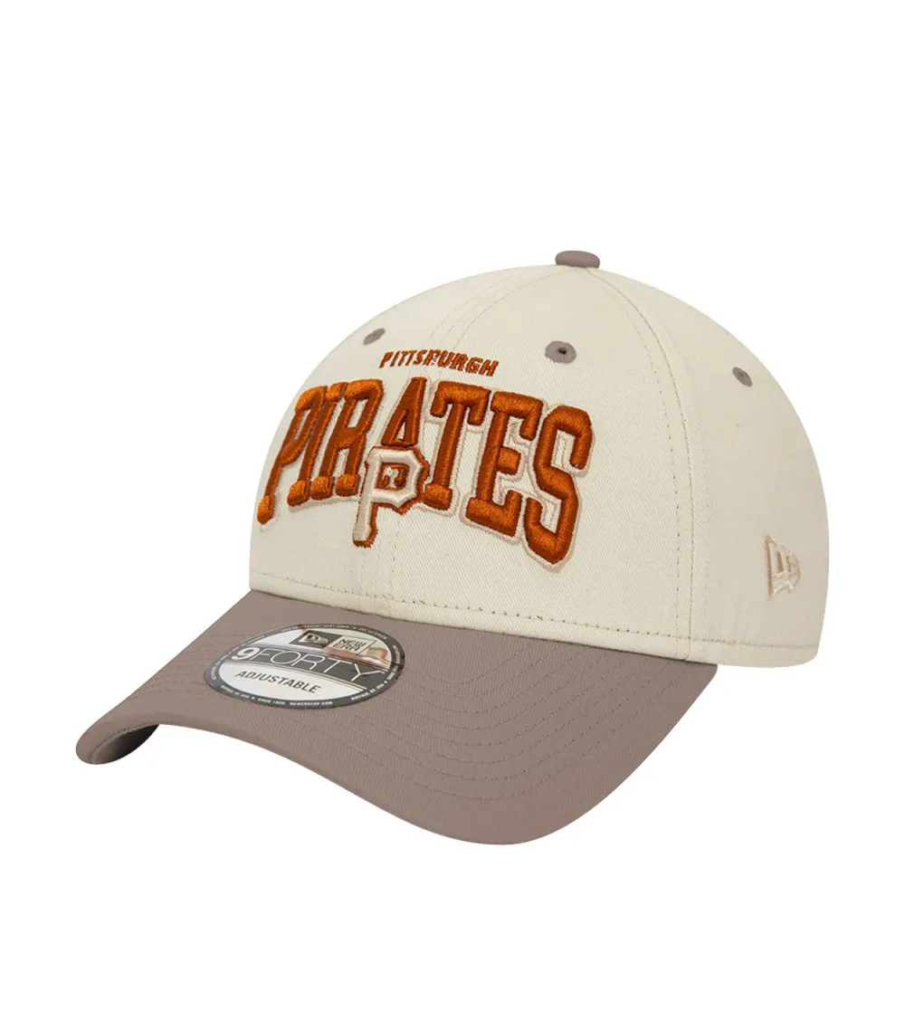 Casquette New Era 9Forty® en coton camel