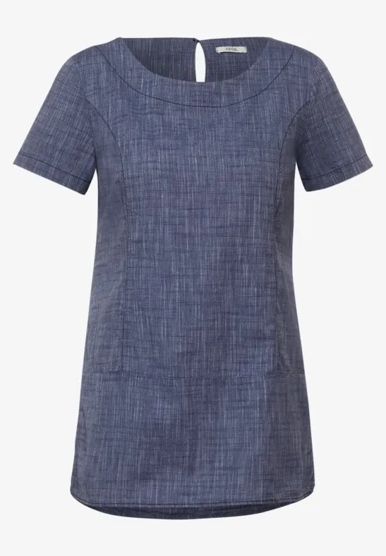 CECIL Chemisier en chambray 