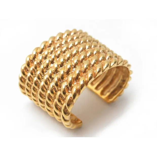 CELINE BRACELETS manchette tressee torsadee