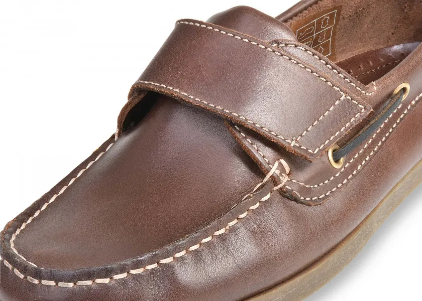 Chaussure mocassin avec Velcro / marron à partir de 59,95 € | SVB