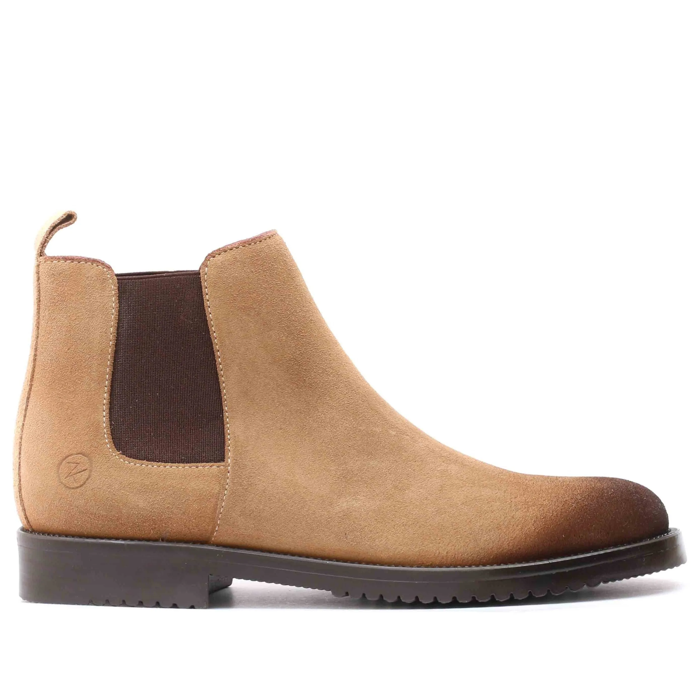 Chelsea boots En Daim Beige 6040
