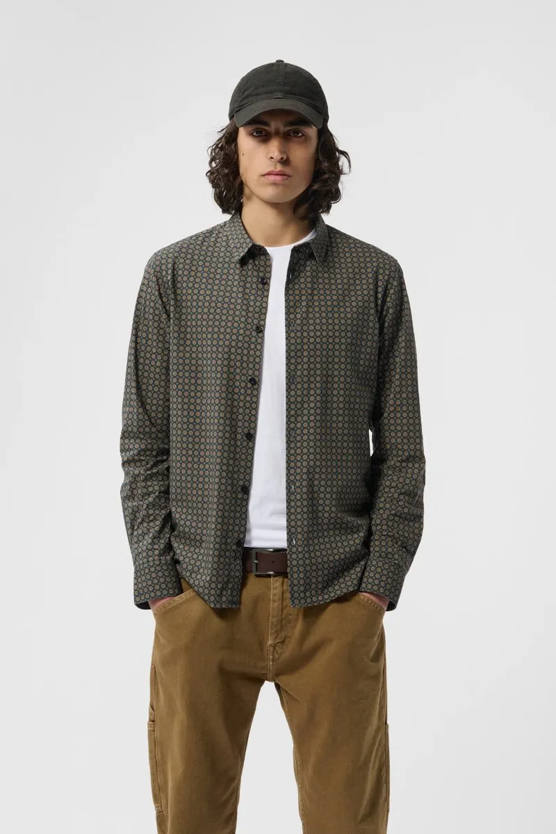 Chemise C-BARCLAY ML CHARBON