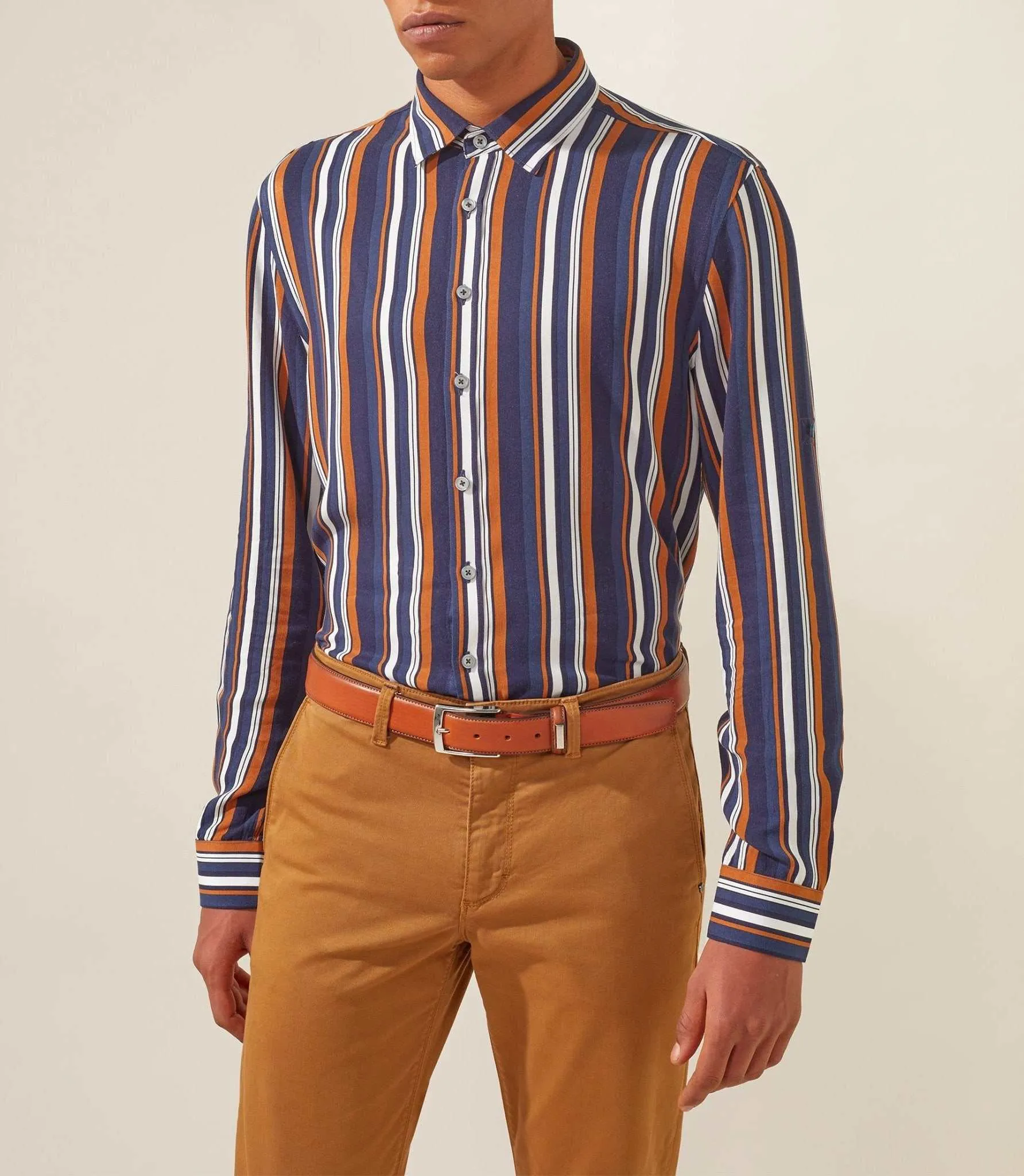 Chemise casual marine 