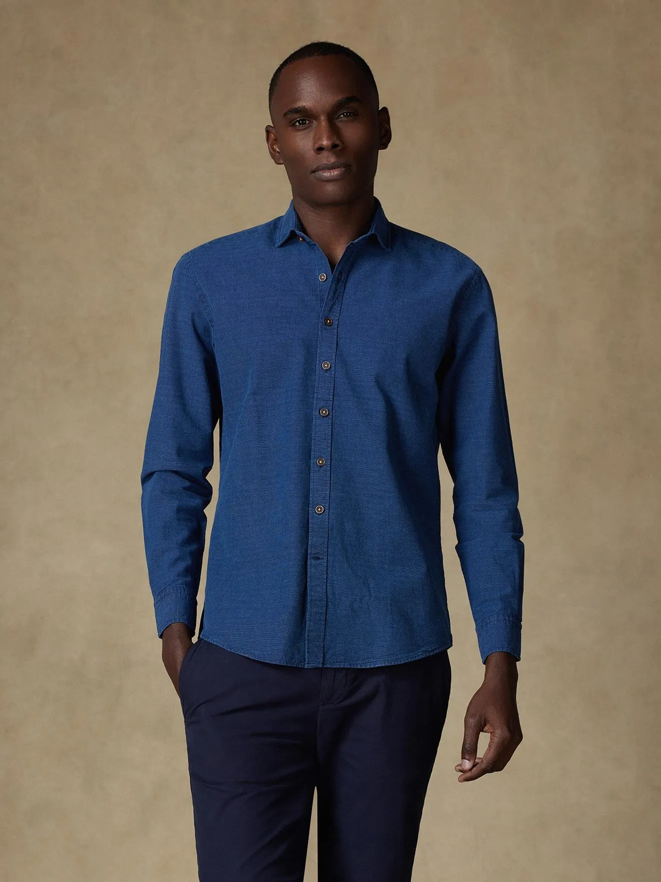 Chemise Garth indigo 