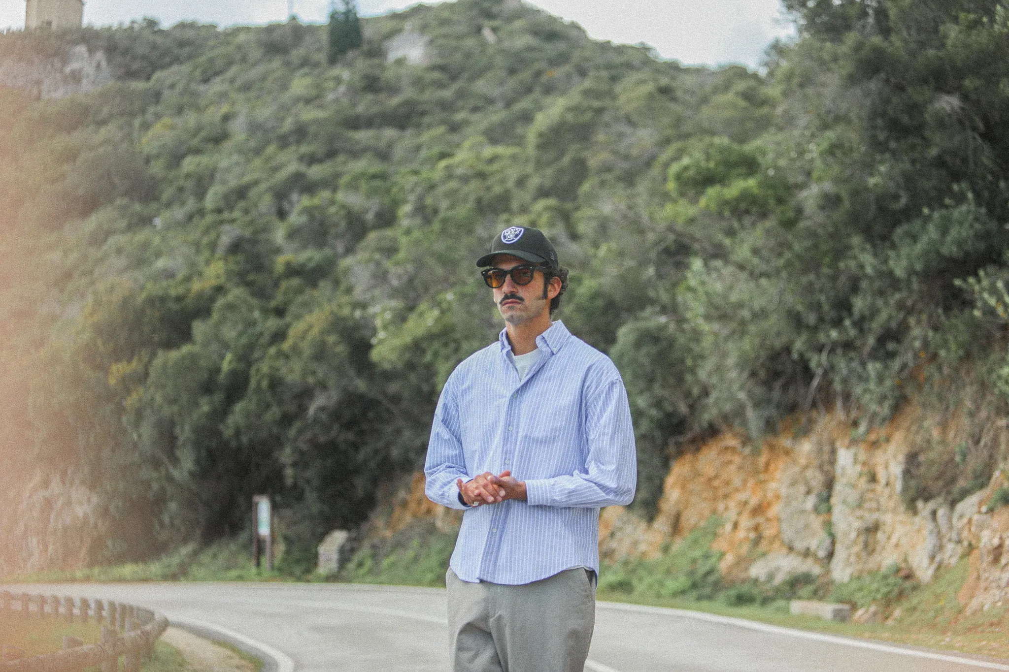 Chemise Oxford Rayures Larges Bleue - Modern Fit