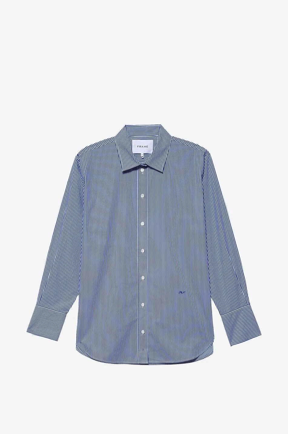 Chemise rayée en coton bio The Oversized