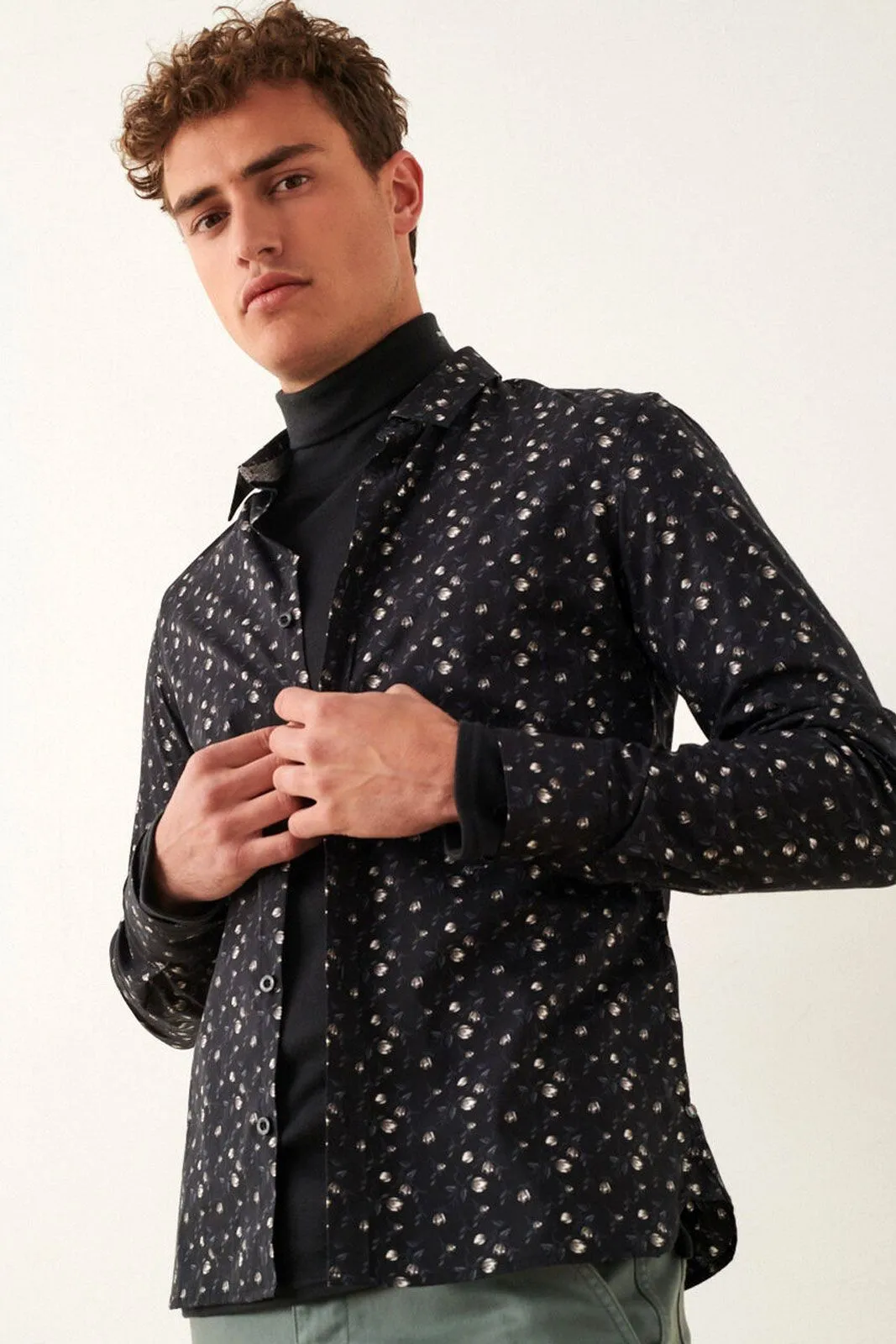 Chemise TEDDY SMITH CARTON Charbon