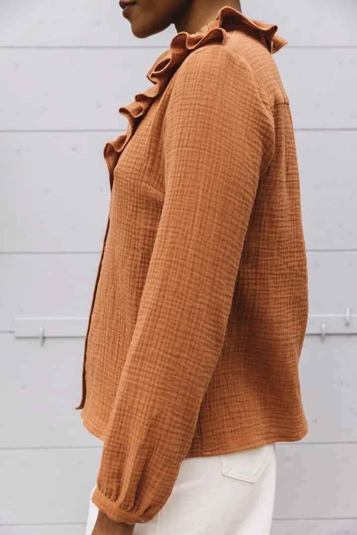 Chemise Zora café
