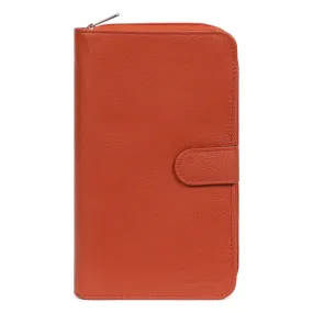 Compagnon de voyage Cuir CONFORT Orange Cara | 3 Suisses