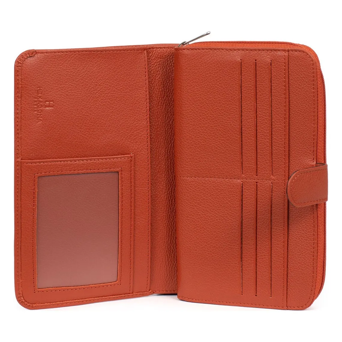 Compagnon de voyage Cuir CONFORT Orange Cara | 3 Suisses