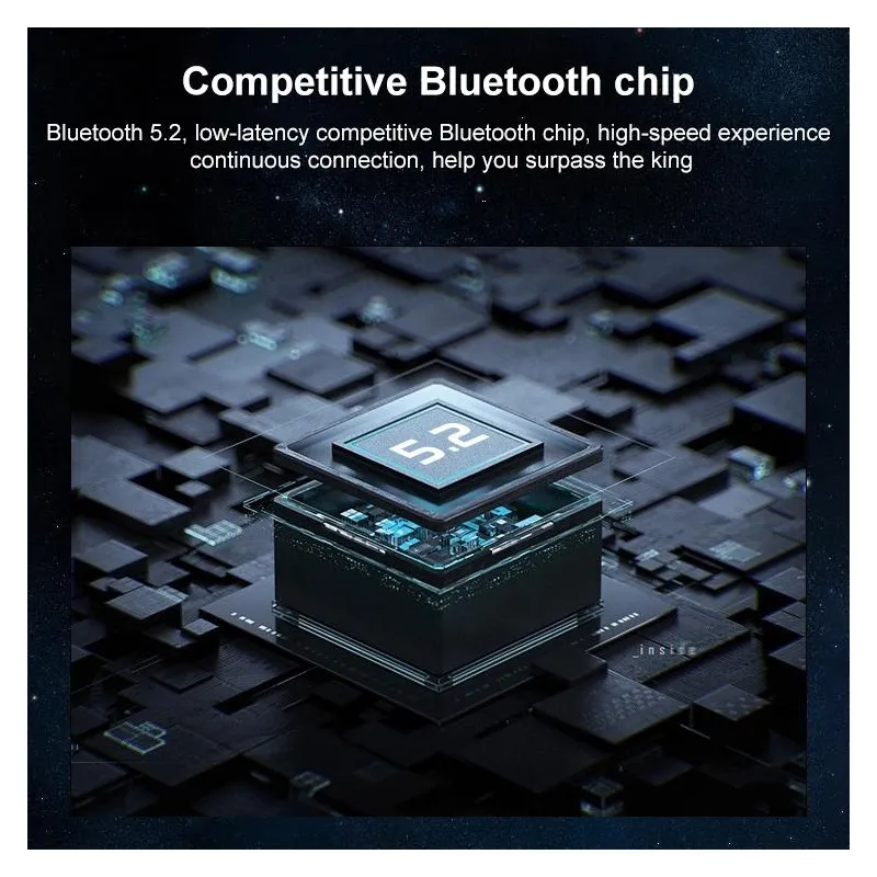 Ecouteurs Bluetooth Sans Fil Stéréo Haute Qualité Orange