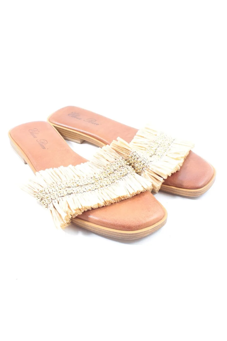 Elena Ricci Sandales confort blanc cassé style décontracté