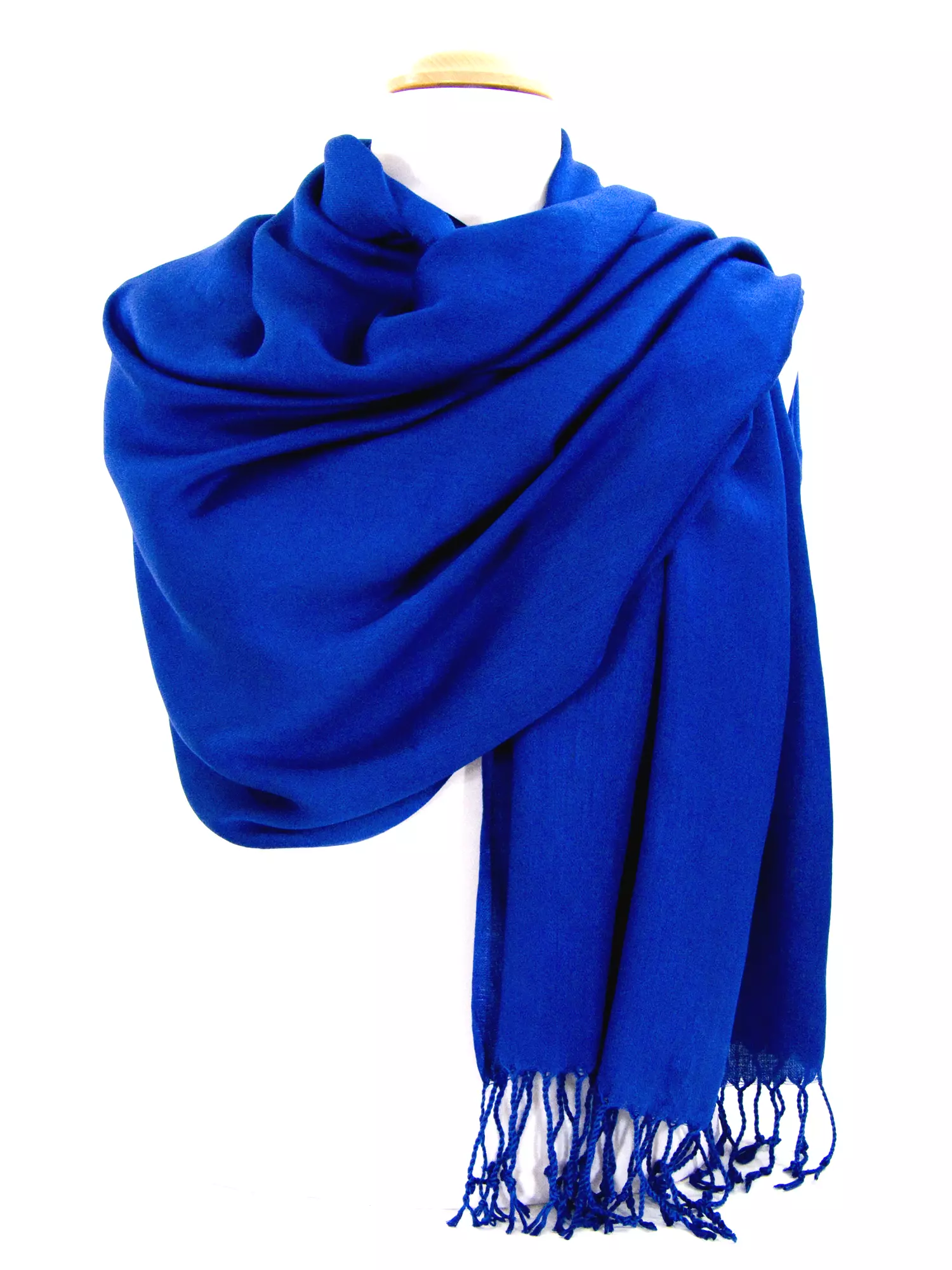 Etole bleu soie et viscose