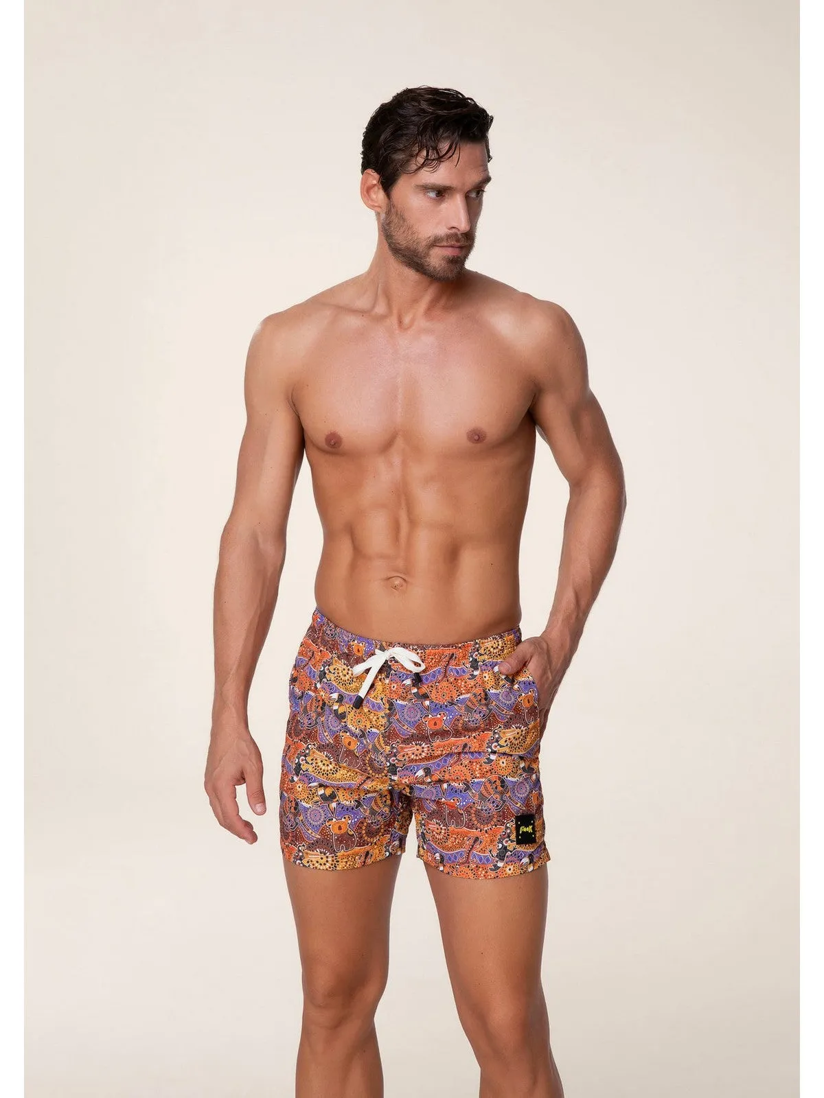 F**K Maillot de Bain Homme FK24-2030X04 Multicolore