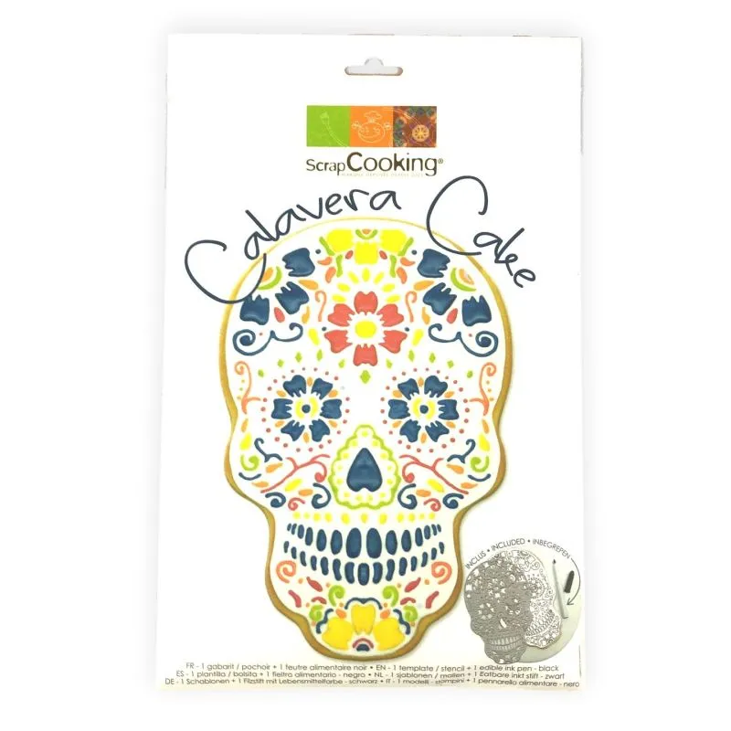Gâteau Tête de Mort Mexicaine│Calavera Cake Scrapcooking